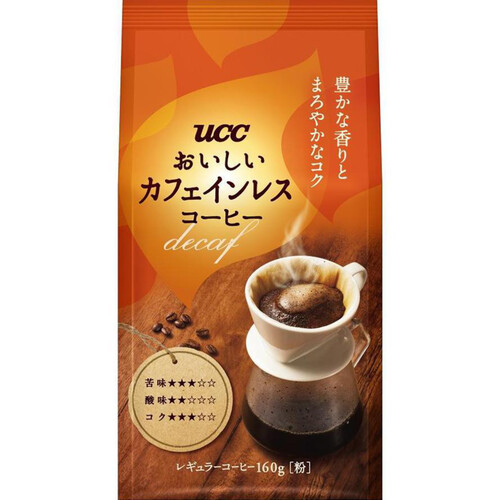 UCC おいしいカフェインレスコーヒー 160g Green Beans | グリーン