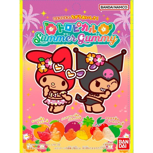 バンダイ サンリオキャラクターズ トロピカル SUMMER GUMMY 38g