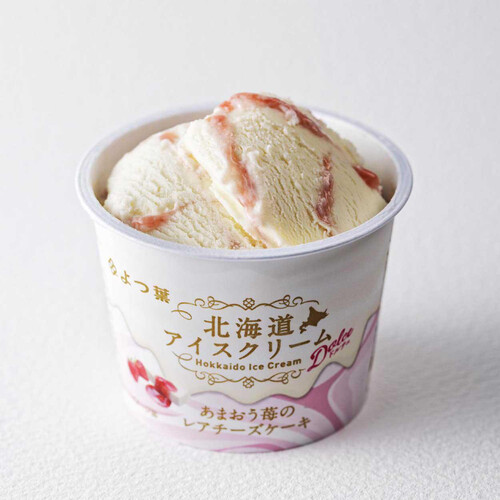 よつ葉乳業 北海道アイスクリーム あまおう苺のレアチーズケーキ 114ml 