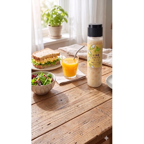 北創フーズシステム 北海道ドレッシング ホワイトコーン 180ml