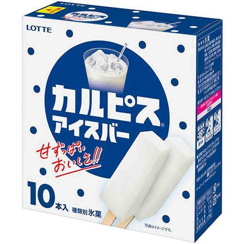 ロッテ カルピスアイスバー 43ml x 10本入