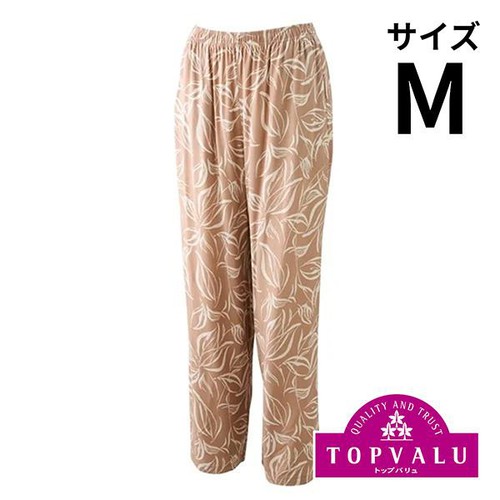 ゆるーむロングパンツ 婦人 ライトベージュ M トップバリュ