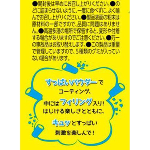 クラシエフーズ チュッパチャプス サワーチューブグミ 55g