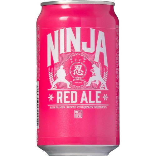 5.5%】 日本ビール 忍者レッドエール 350ml Green Beans | グリーン