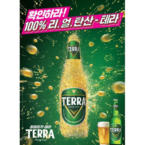 【4.5%】 眞露 TERRA 330ml