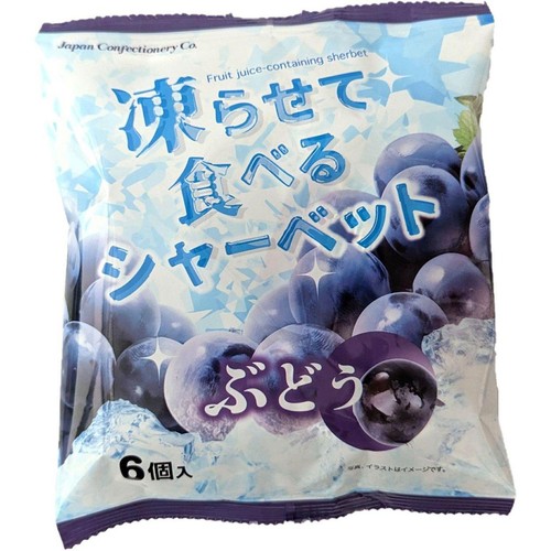 ジェーシーシー 凍らせて食べるシャーベット ぶどう  6個入