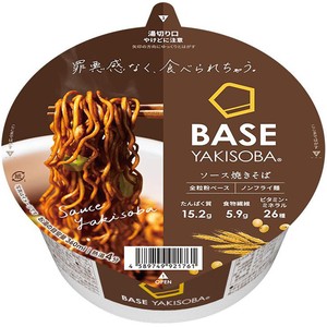 焼きそばさん専用 ベースフード BASE YAKISOBA ソース焼きそば 82g Green Beans