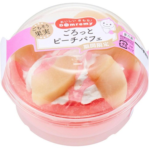 ドンレミー ごちそう果実 ごろっとピーチパフェ 1個