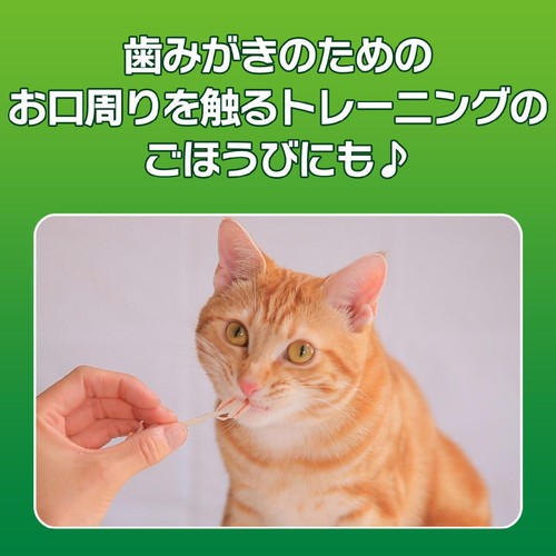 【ペット用】 ライオンペット PETKISS ネコちゃんの歯みがきおやつ カニ風味かま 15g