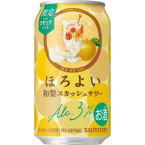 【3%】 サントリー ほろよい 和梨スカッシュサワー 350ml