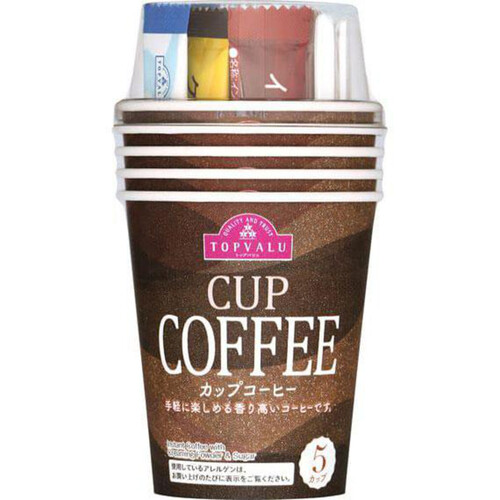 カップコーヒー 5パック トップバリュ