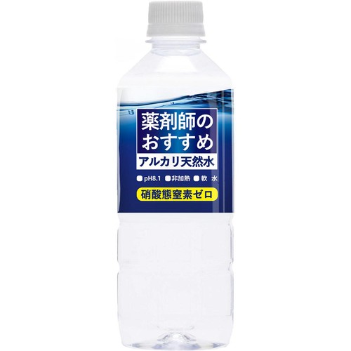 ケイ・エフ・ジー 薬剤師のおすすめアルカリ天然水 500ml