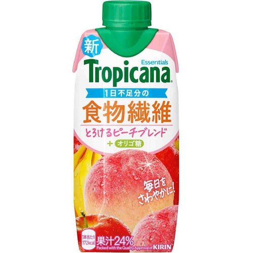 キリン トロピカーナ エッセンシャルズ 食物繊維 330ml