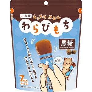 井村屋 もっちりぷるんわらびもち 黒糖 7本入 Green Beans | グリーン
