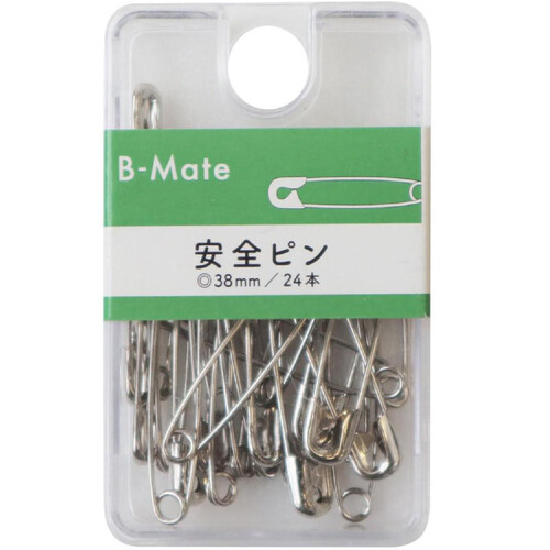 ワールドクラフト 安全ピン 38mm 24本 Green Beans | グリーンビーンズ