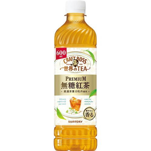 サントリー クラフトボス 世界のTEA PREMIUM 無糖紅茶 600ml