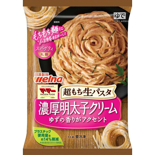 日清製粉ウェルナ マ・マー 超もち生パスタ濃厚明太子クリーム【冷凍】 270g