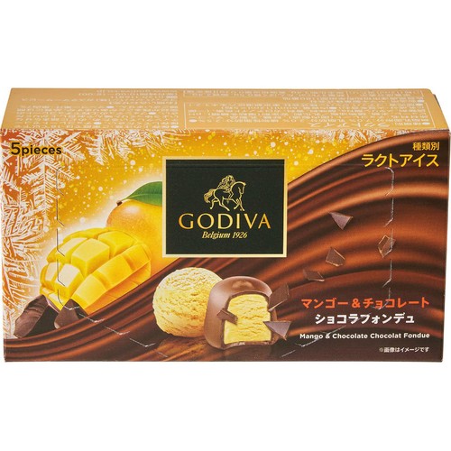 ゴディバ マンゴー&チョコレート ショコラフォンデュ 60ml (12ml x 5粒)