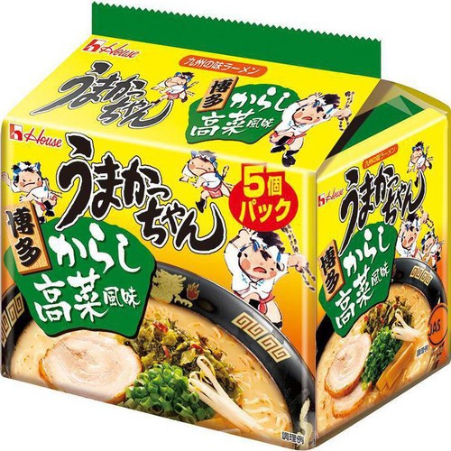ハウス食品 うまかっちゃん 博多からし高菜風味 5個パック