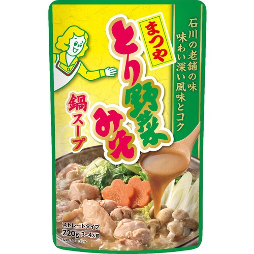 イチビキ とり野菜みそ 鍋スープ 3～4人前(720g)