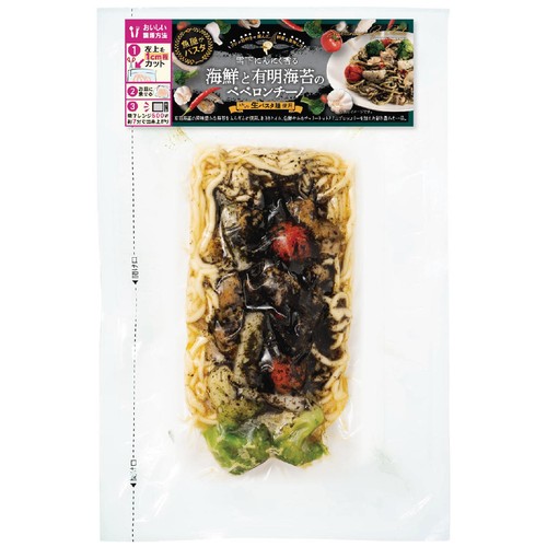 柳川冷凍食品 海鮮と有明海苔のペペロンチーノ【冷凍】 280g