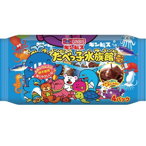 ギンビス たべっ子水族館 4パック Green Beans | グリーンビーンズ by AEON