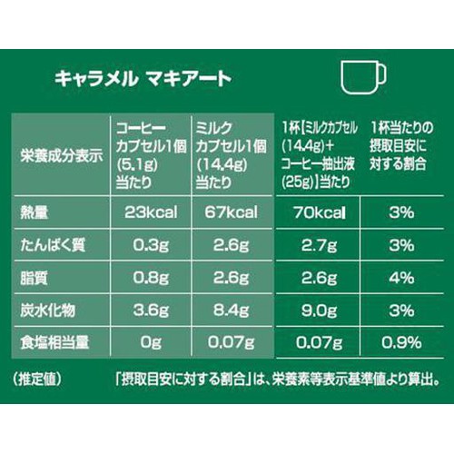 ネスレ キャラメルマキアート ネスカフェ ドルチェグスト専用カプセル 12個(6杯分)