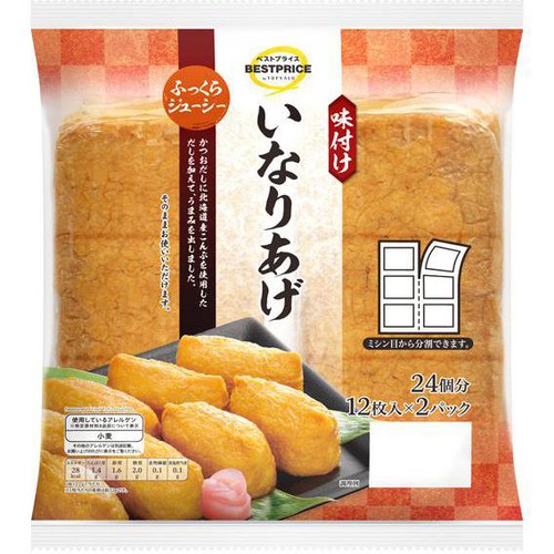 味付けいなりあげ 12枚 x 2個 トップバリュベストプライス