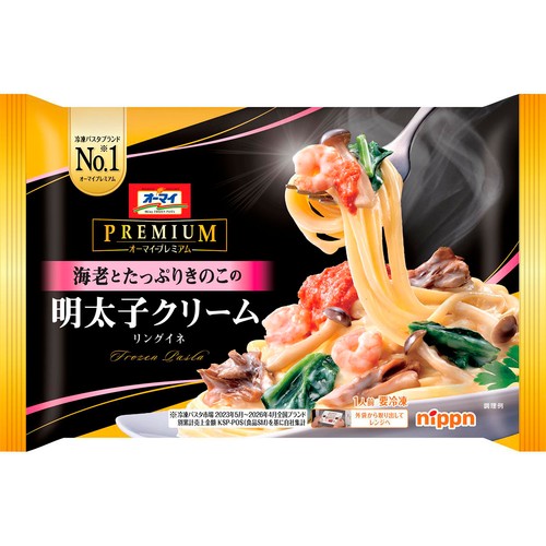 ニップン オーマイプレミアム 明太子クリーム【冷凍】 1人前 (280g)
