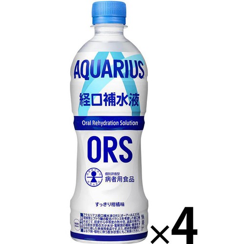 コカ・コーラ アクエリアス 経口補水液 4本マルチ 500ml x 4本