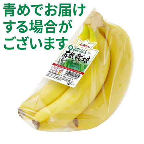 スミフル 有機栽培バナナ(メキシコ産) 450g 3-7本入 Green Beans