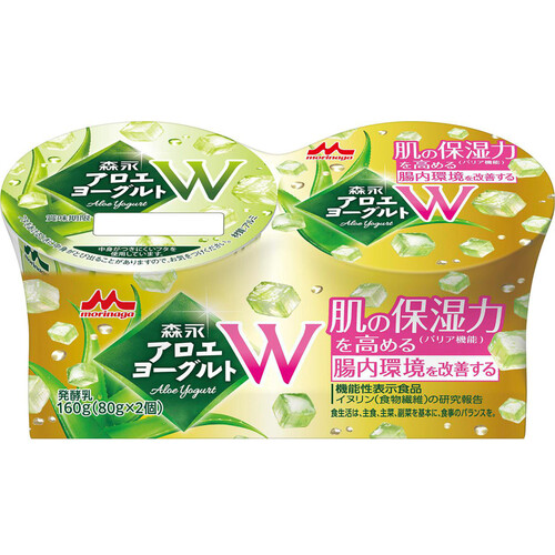 森永乳業 アロエヨーグルトW 80gX2