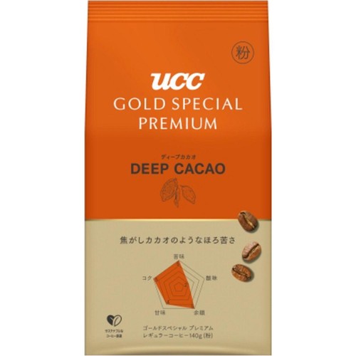 UCC上島珈琲 【粉】GOLD SPECIAL PREMIUM ディープカカオ 140g