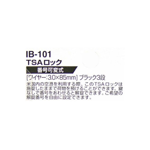 aiai TSAロック C-19B ブラック IB101