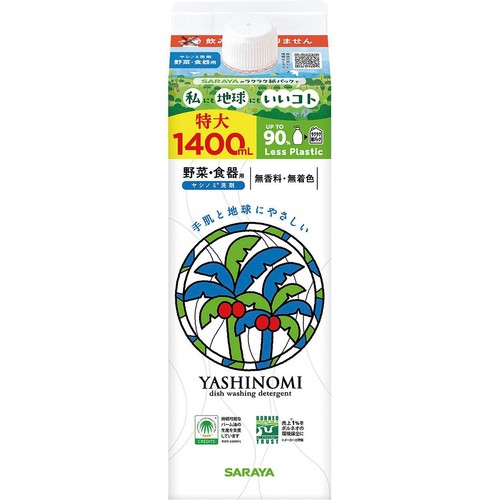 サラヤ ヤシノミ洗剤詰替特大 1400mL