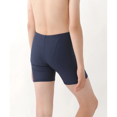 男子スクール水着 セミロング丈 ネイビー 120cm
