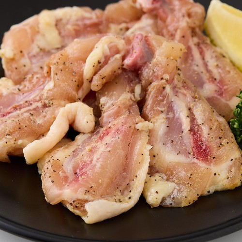 【冷蔵】 若どり骨付バックリブ味付焼肉用(塩こしょう) 180g