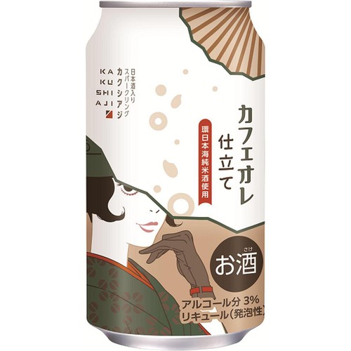 3%】 カクシアジ カフェオレ仕立て 350ml Green Beans | グリーン