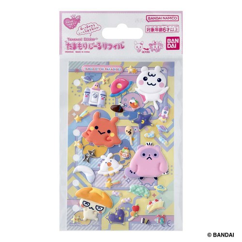 バンダイ たまもりしーるリフィル Tamagotchi Paradiseセット2 6才以上