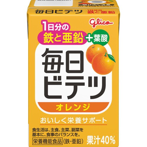 江崎グリコ 毎日ビテツオレンジ 100ml