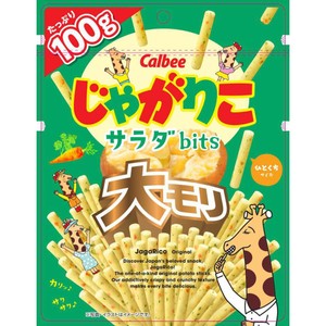 カルビー じゃがりこサラダbits 大モリ 100g Green Beans | グリーン