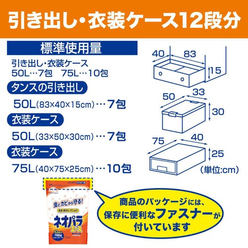 エステー ネオパラエース 引き出し 衣装ケース用 700g