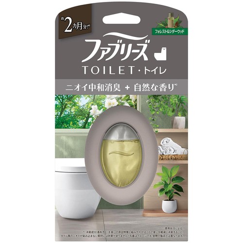 P&G ファブリーズトイレ用消臭剤 ニオイ中和消臭+自然な香り フォレスト&シダーウッド 6.3mL