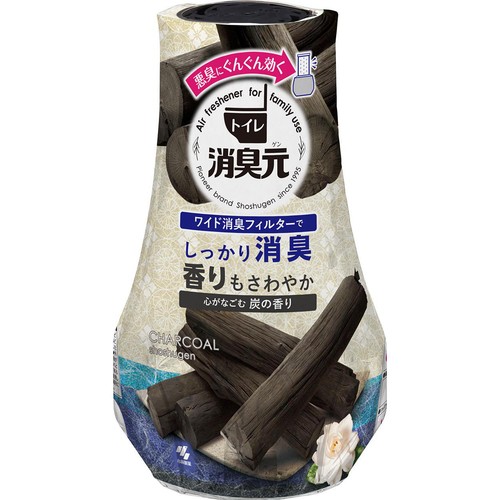 小林製薬 トイレの消臭元 心がなごむ炭の香り 400mL