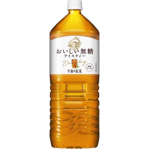 キリン 午後の紅茶 おいしい無糖 1ケース 2000ml x 6本
