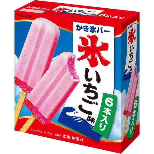 クラシエ かき氷バー 氷いちご 65ml x 6本入