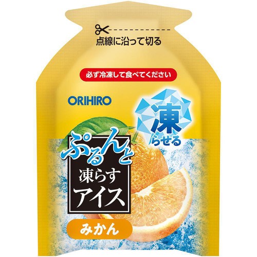 みおりん オリヒロ ぷるんと凍らすアイス みかん + グレープ 12個 Green Beans