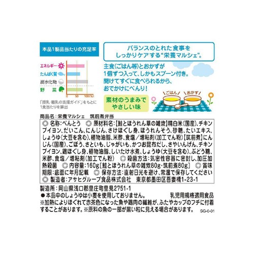 和光堂 栄養マルシェ 筑前煮弁当 9ヶ月頃から 80g x 2個入
