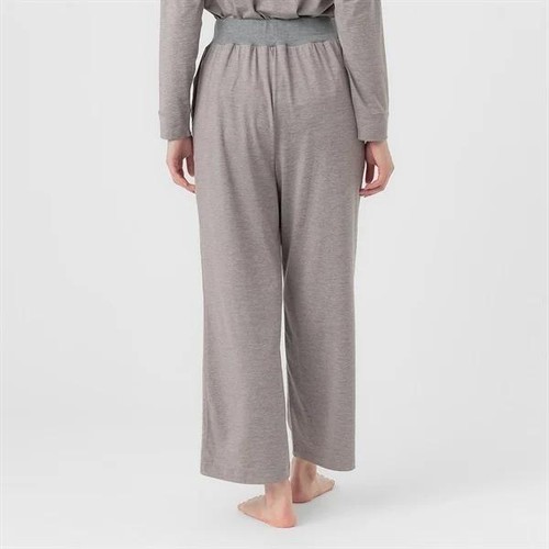 ソフトベア天竺ワイドパンツ 婦人 ライトベージュ L トップバリュ