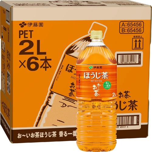 伊藤園 おーいお茶 ほうじ茶 1ケース 2L x 6本